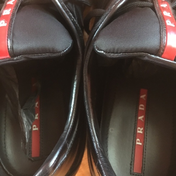 Prada black casual shoes sized 13 US. Worn less than 5x. Authentic. No flaws. - Picture 5 of 6